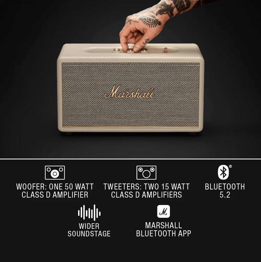 Marshall Stanmore III Bluetooth Speaker (Cream)