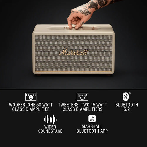 Marshall Stanmore III Bluetooth Speaker (Cream)