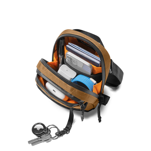 tomtoc Aviator-T37 Travel Crossbody Bag X-Pac 1.3L - Brown