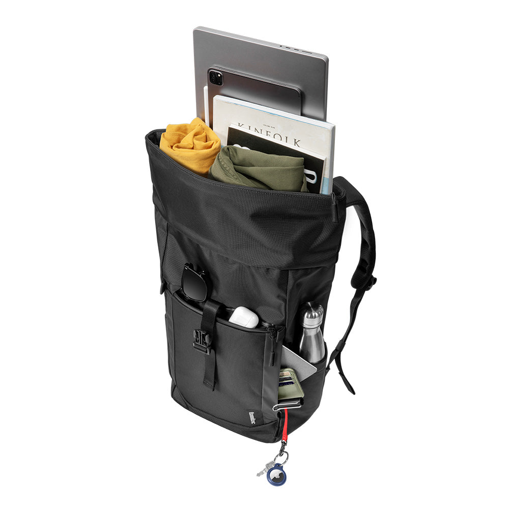 tomtoc Navigator T61 17.3 Travel Laptop Backpack - Black