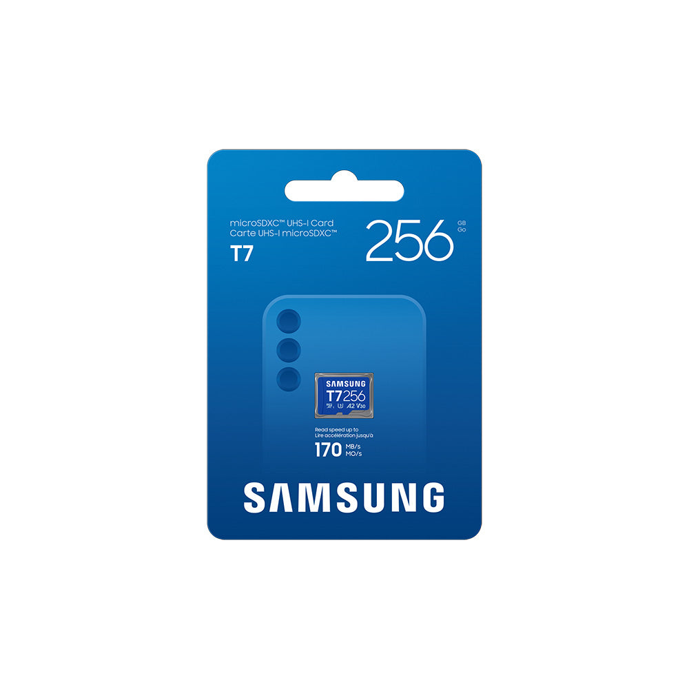 Samsung T7 256GB microSD card