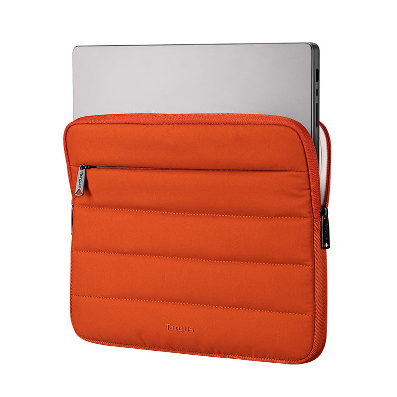 Targus Puffer 13-14 Sleeve - Rust Orange