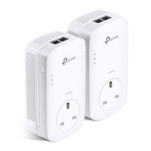 TP-Link TL-PA9020P KIT AV2000 2-Port Gigabit Passthrough Powerline Starter Kit
