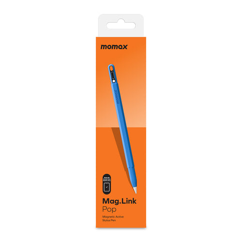 Momax TP10AB Mag.Link Pop Magnetic Active Stylus Pen - Blue