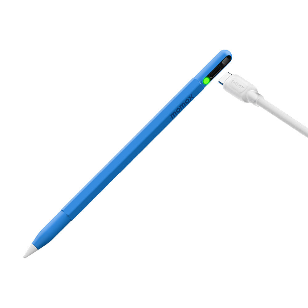 Momax TP10AB Mag.Link Pop Magnetic Active Stylus Pen - Blue