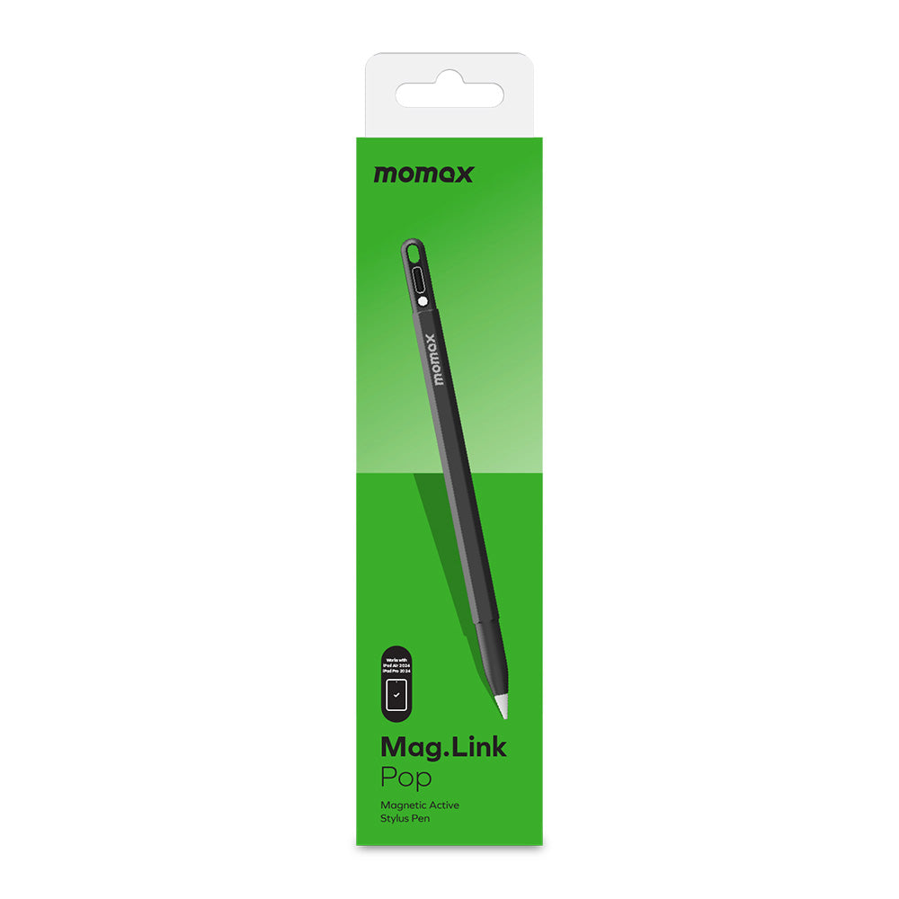 Momax TP10AD Mag.Link Pop Magnetic Active Stylus Pen - Black