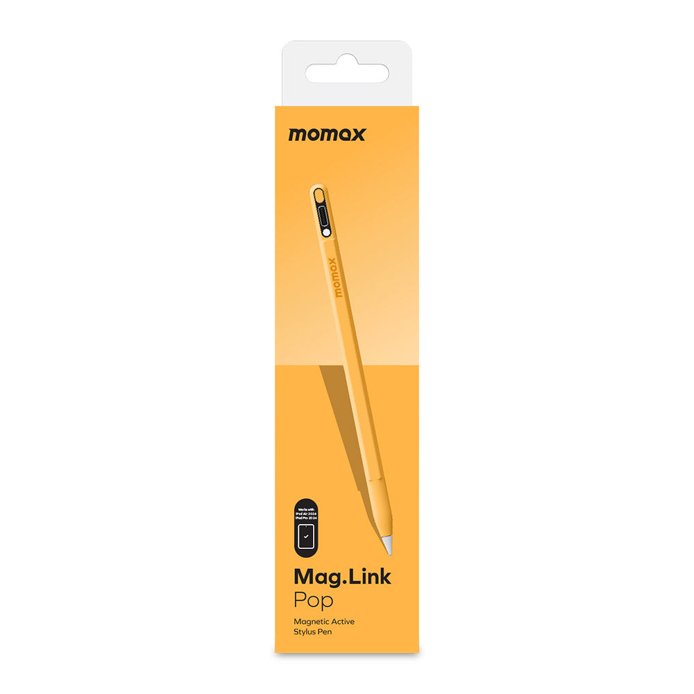 Momax TP10AY Mag.Link Pop Magnetic Active Stylus Pen - Yellow