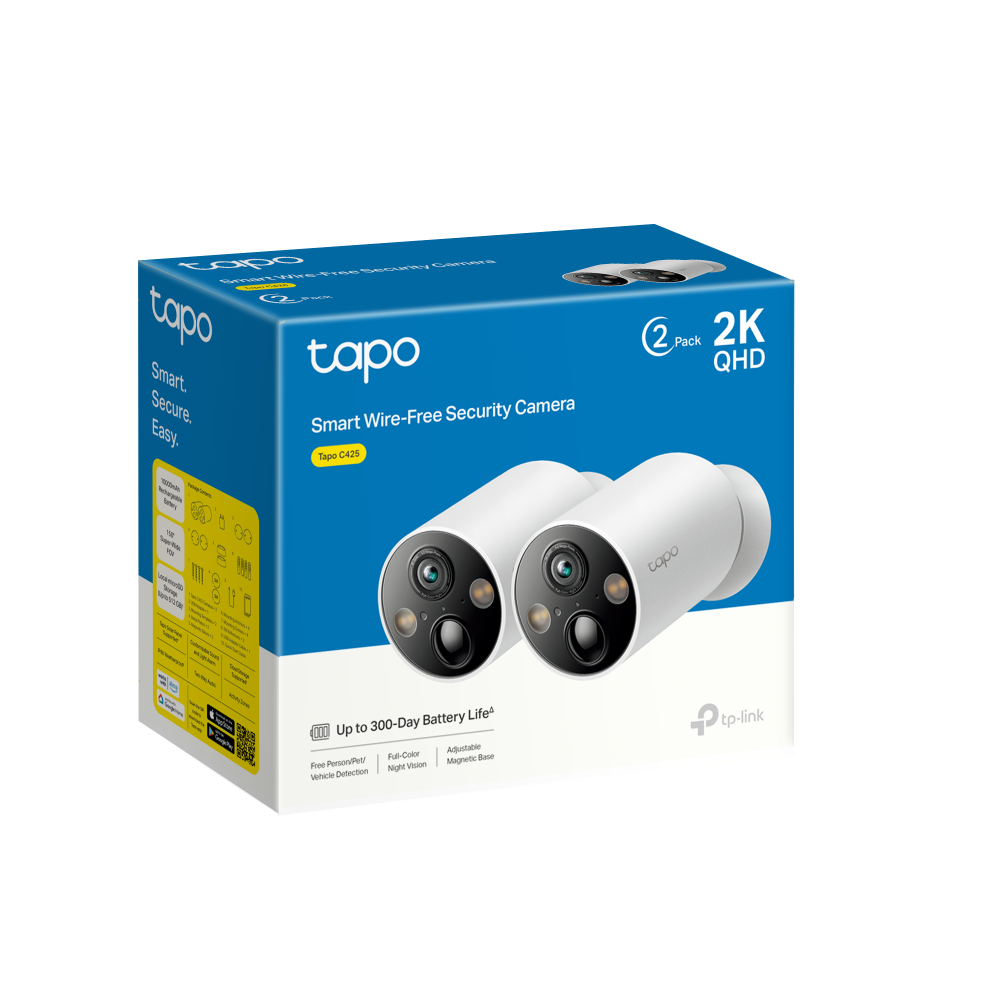 Challenger Exclusive] TP-Link Tapo C425 Smart Wire-free Security