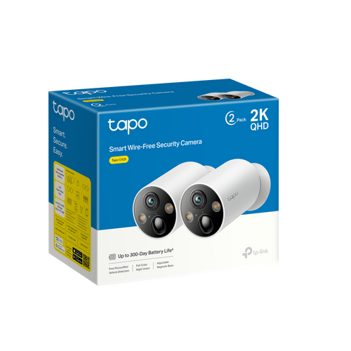 Challenger Exclusive] TP-Link Tapo C425 Smart Wire-free Security