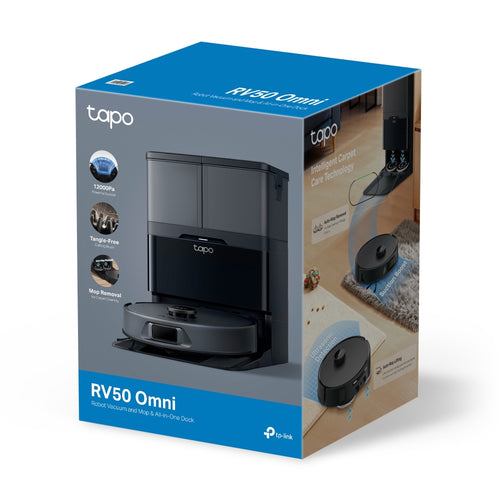 TP-Link Tapo RV50 Omni Robot Vacuum + Cleaning Station