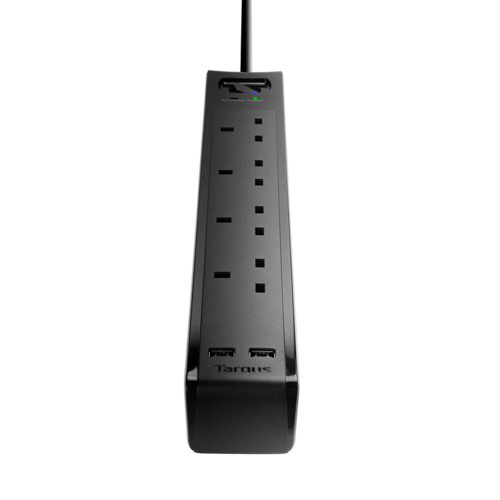 Targus APS1001AP-50 UK Smart Surge 4 with 2 USB Ports