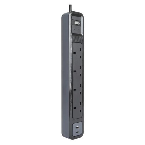 Targus APS2001AP-50 UK Smart Surge 4 Pro with USB-C PD Port