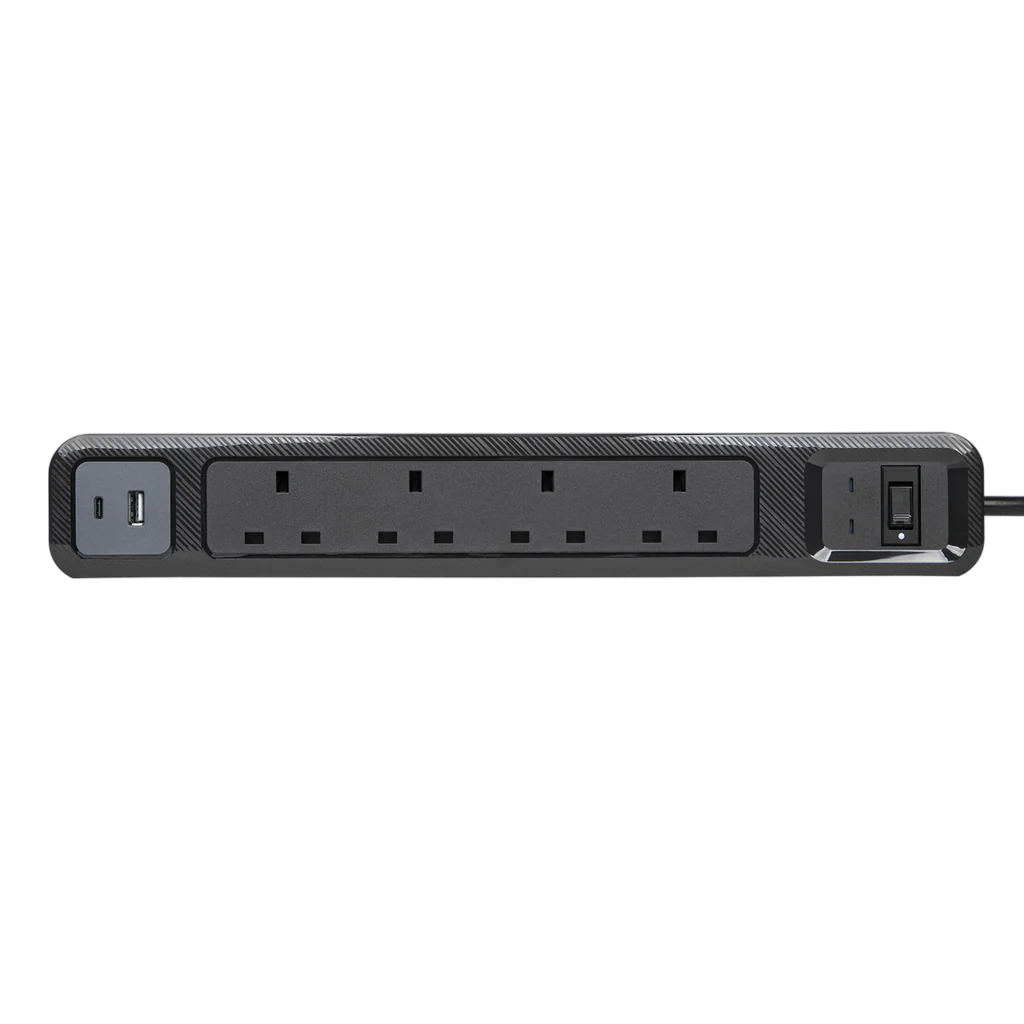 Targus APS2001AP-50 UK Smart Surge 4 Pro with USB-C PD Port