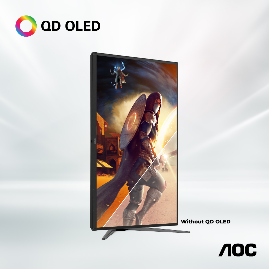 AOC U27G4D - 26.5 OLED UHD 165Hz Gaming Monitor