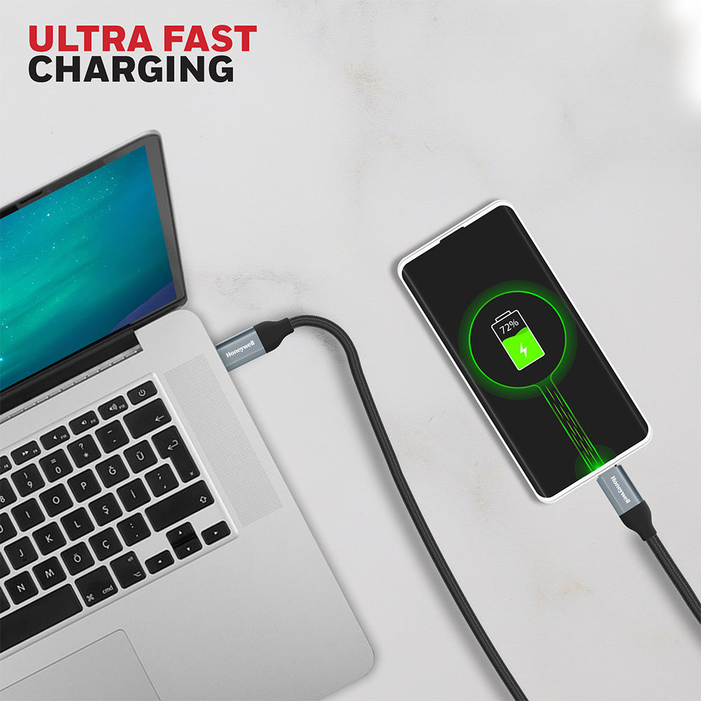 Honeywell USB C to USB C Cable USB 3.1 1.2M (Black)