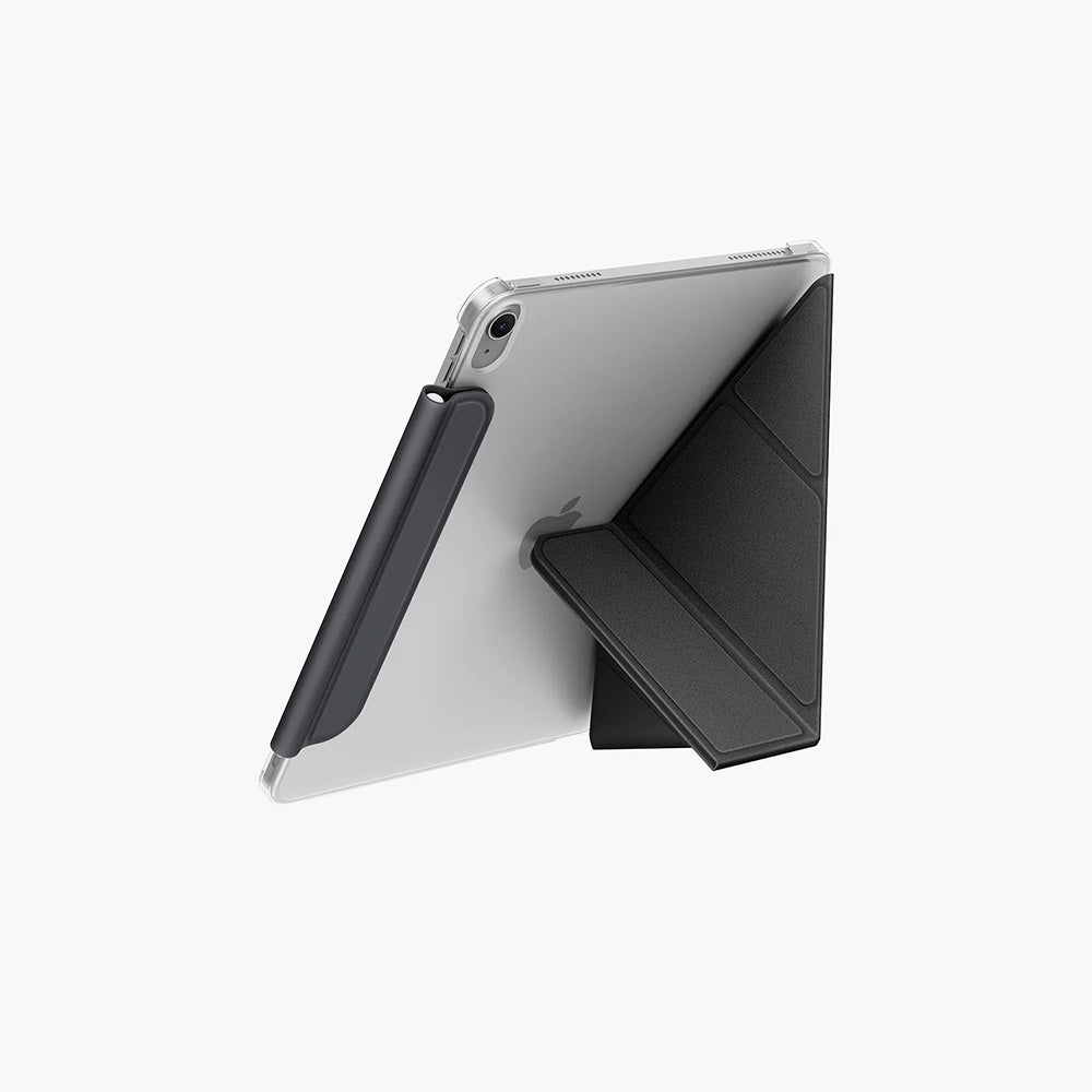 Uniq Camden Lite with Detachable Pencil Sleeve iPad (A16/10th Gen) - Charcoal Grey