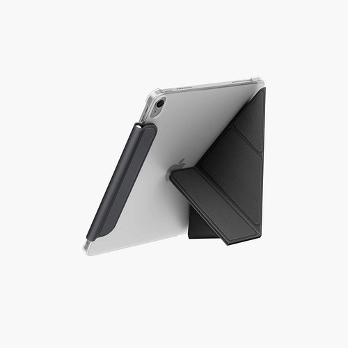 Uniq Camden Lite with Detachable Pencil Sleeve iPad (A16/10th Gen) - Charcoal Grey