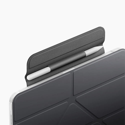 Uniq Camden Lite with Detachable Pencil Sleeve iPad (A16/10th Gen) - Charcoal Grey