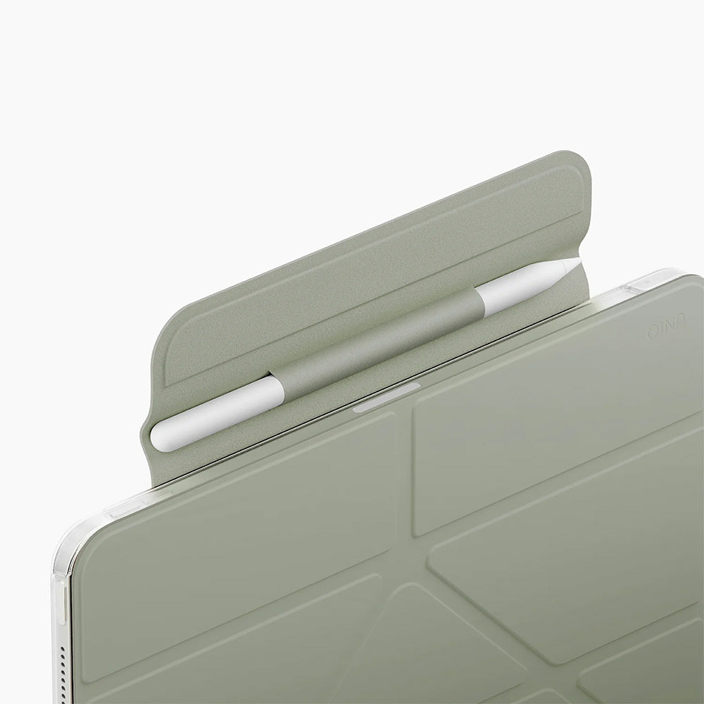 Uniq Camden Lite with Detachable Pencil Sleeve iPad (A16/10th Gen) - Sage Green