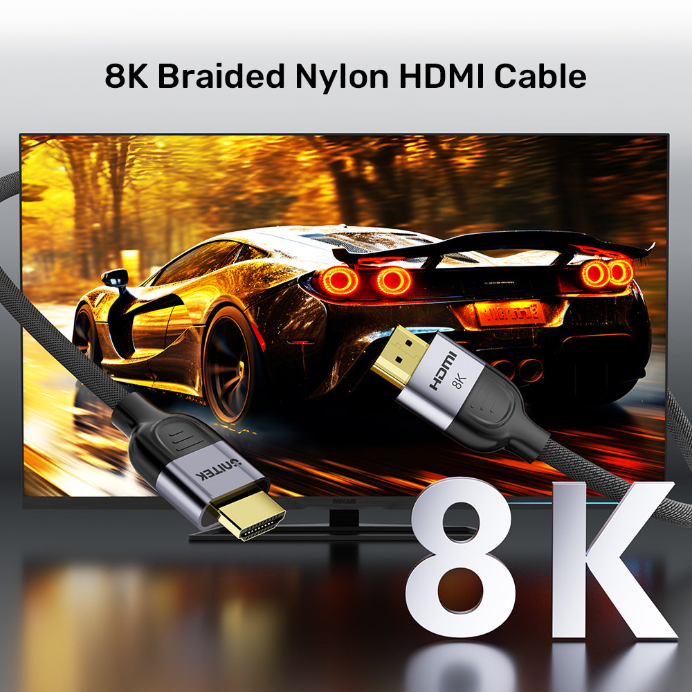 Unitek C11093RGY01-5M 5M HDMI2.1 Cable with Braid Jacket