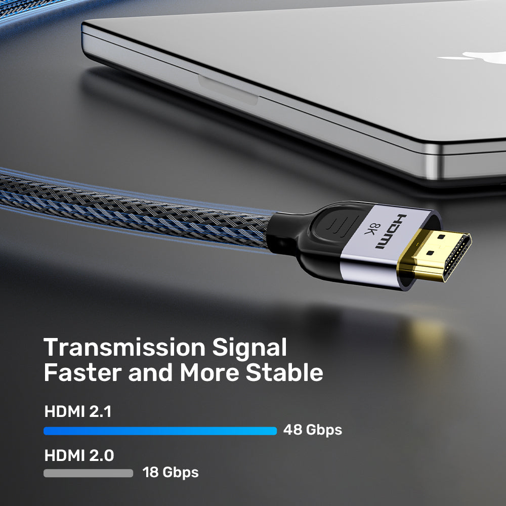 Unitek C11093RGY01-5M 5M HDMI2.1 Cable with Braid Jacket