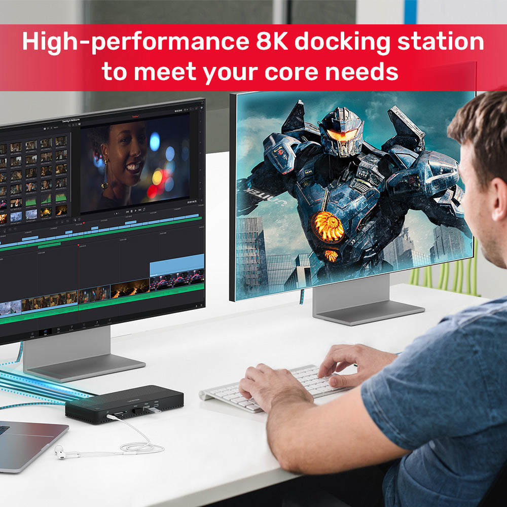 Unitek D1079A 12-in-1 USB 4 Docking Station