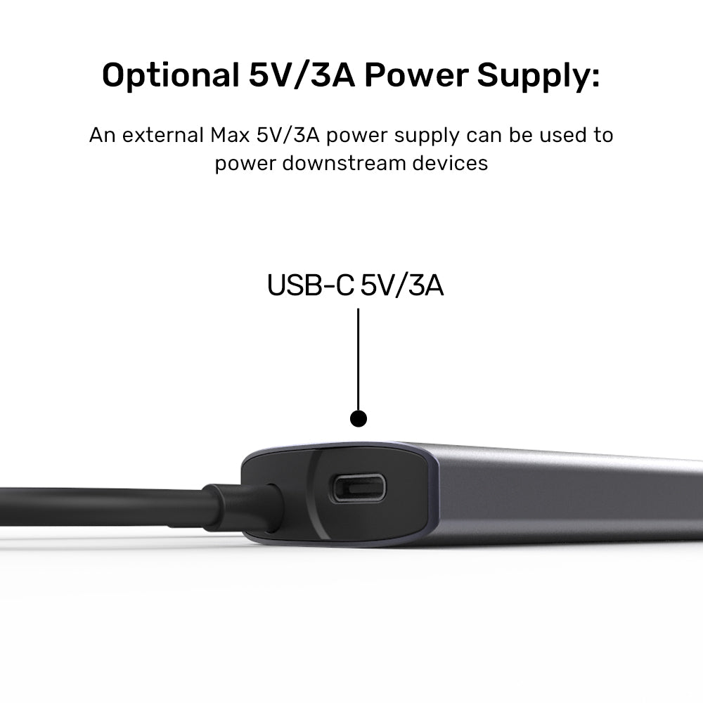 Unitek H1112DGY01 uHUB Q4 4-in-1 10Gbps USB-C Hub