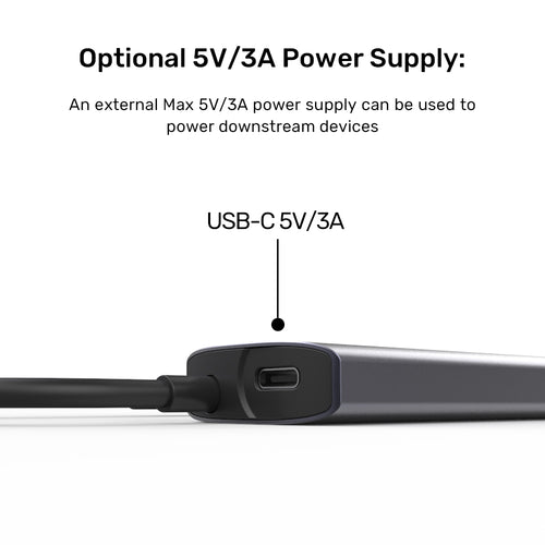 Unitek H1112DGY01 uHUB Q4 4-in-1 10Gbps USB-C Hub