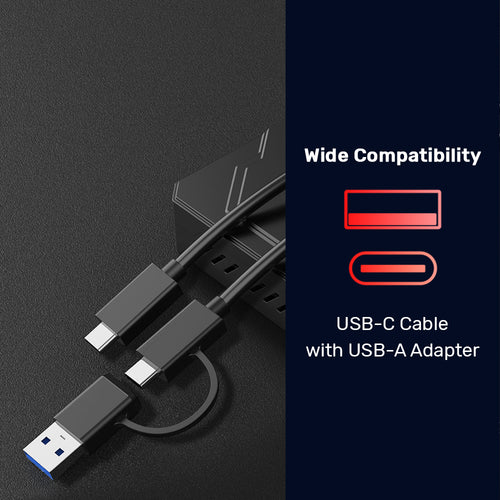Unitek S1229CBK01 M.2 NVMe & SATA SSD Enclosure