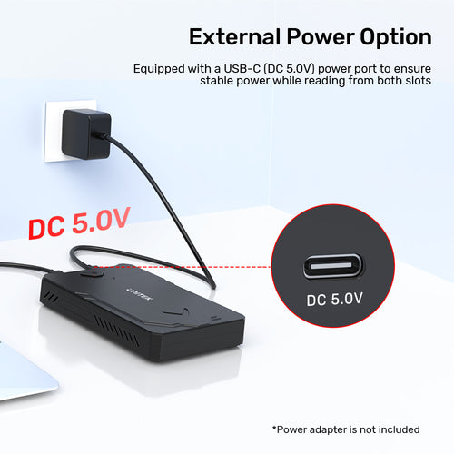 Unitek S1229CBK01 M.2 NVMe & SATA SSD Enclosure