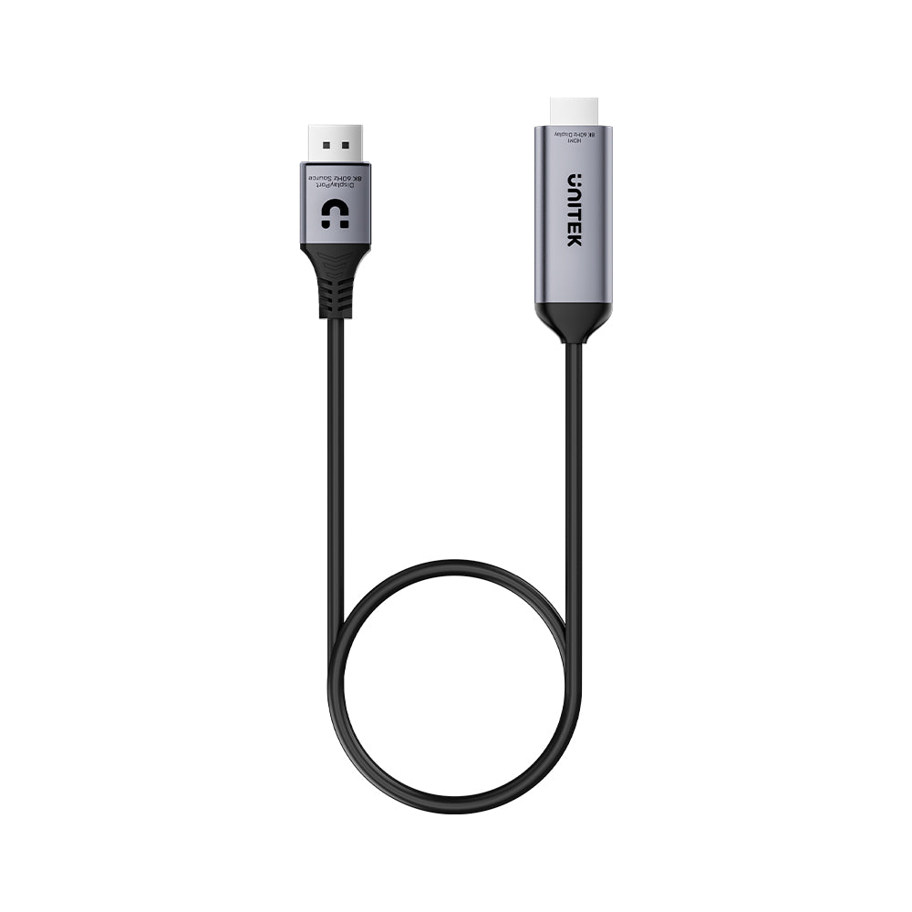 Unitek V1616AGY01 8K DisplayPort 1.4 to HDMI Cable 1.8M