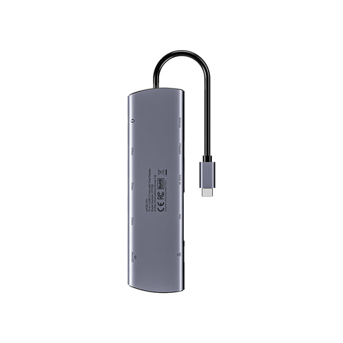 Unitek D1113BGY01 uHUB U11+ 11-in-1 USB-C Hub with Dual Display