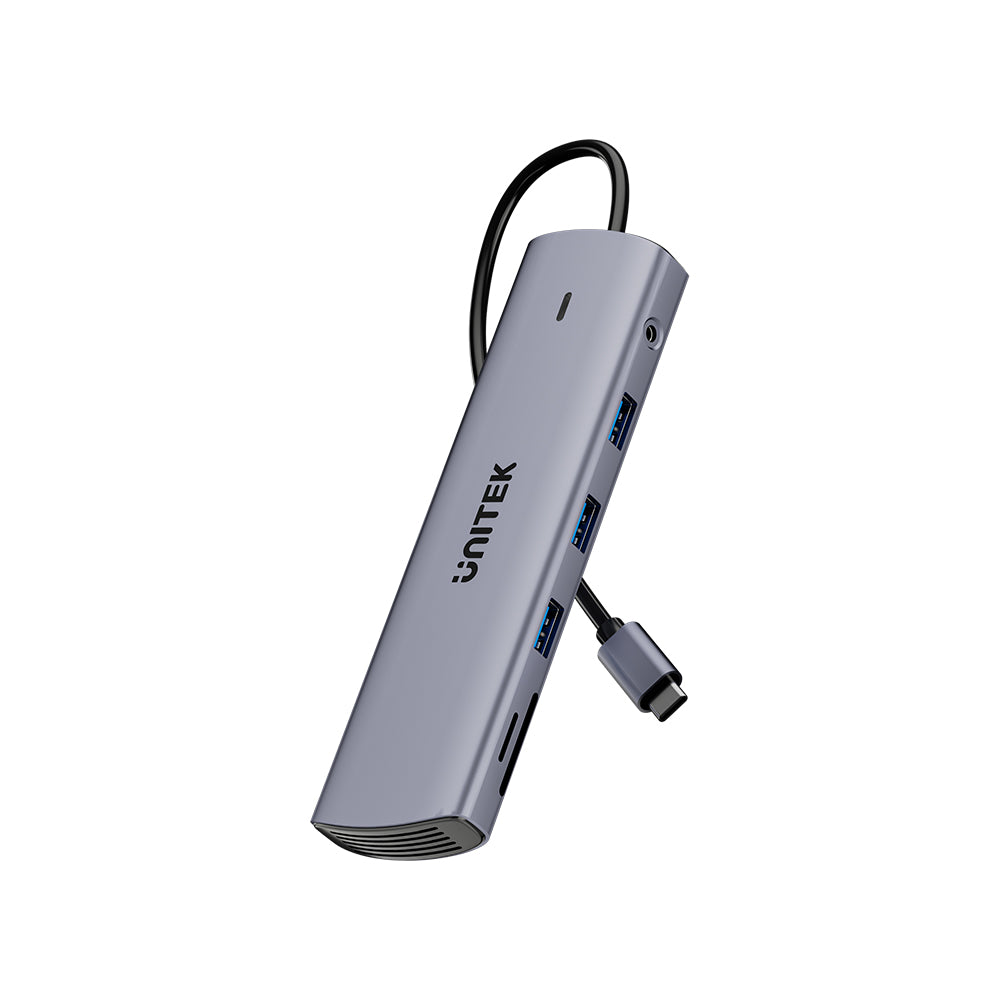 Unitek D1113BGY01 uHUB U11+ 11-in-1 USB-C Hub with Dual Display