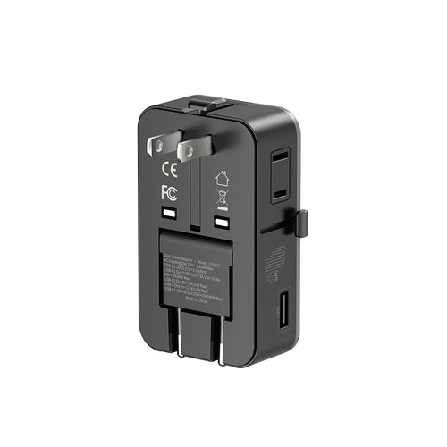 Valore PD40W 2C1A 3AC Slim Travel Adapter (UTA-027)
