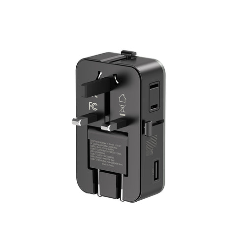 Valore PD40W 2C1A 3AC Slim Travel Adapter (UTA-027)