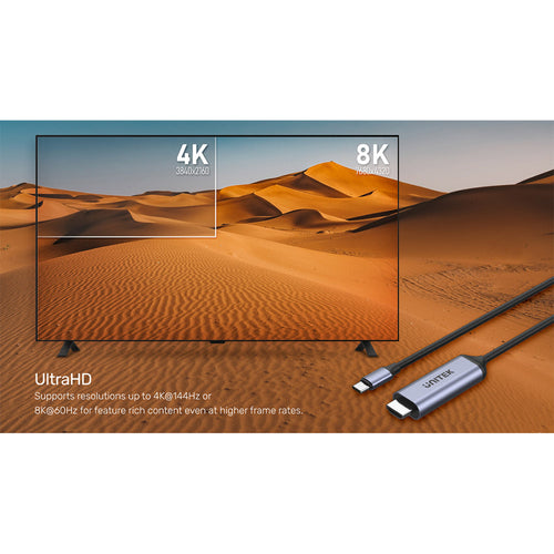 Unitek V1423BGY01 USB-C to HDMI 8K Cable 1.8M