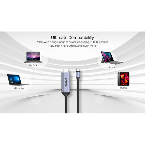 Unitek V1423BGY01 USB-C to HDMI 8K Cable 1.8M