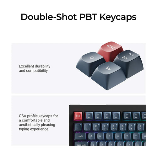 Keychron V3 Max (V3M-D4) Wireless Custom Mechanical Keyboard (Banana Switch)
