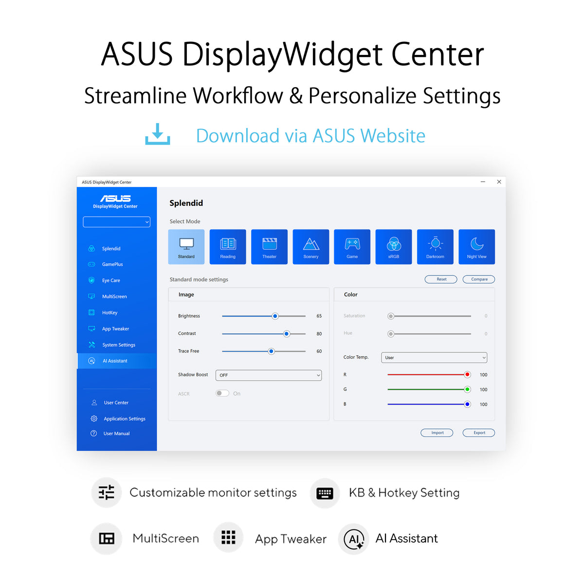 Asus VA329QG3 - 32 FHD VA Eyecare Monitor