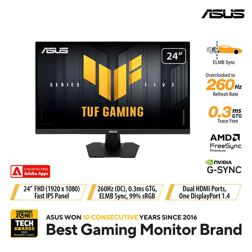 Asus TUF Gaming VG249QM5F 27 FHD IPS Gaming Monitor