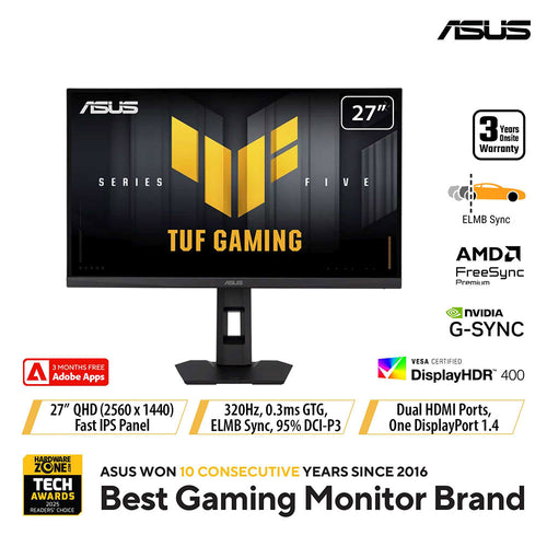 Asus TUF Gaming VG27AQML5F - 27 QHD IPS Gaming Monitor