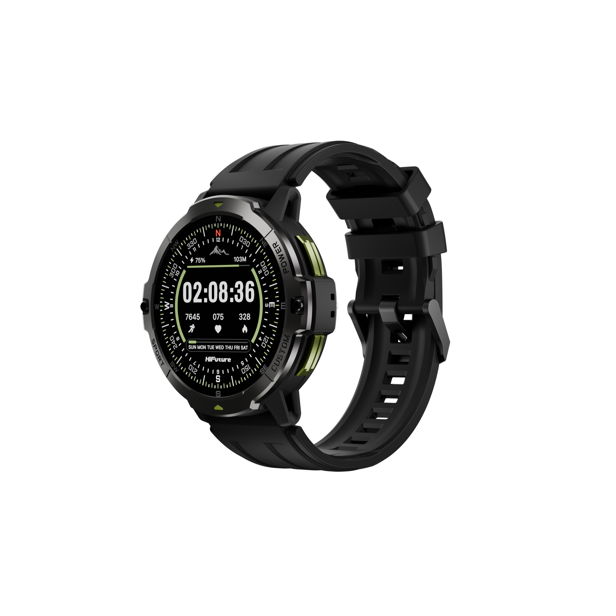 HiFuture Vortex Smart Watch Black