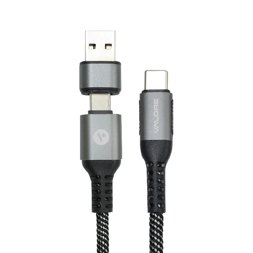 Valore PD240W USB-A/USB-C to USB-C Charging Cable 2M(CA-054-GRY)