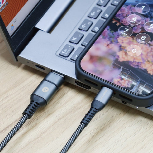 Valore PD240W USB-A/USB-C to USB-C Charging Cable 2M(CA-054-GRY)