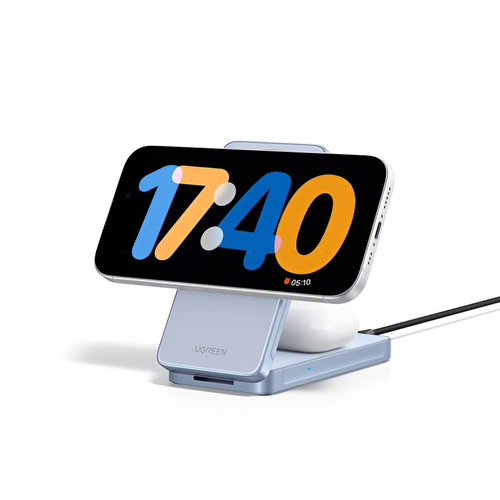 Ugreen W756 Qi2.2 30W 2-in-1 Magnetic Wireless Charger
