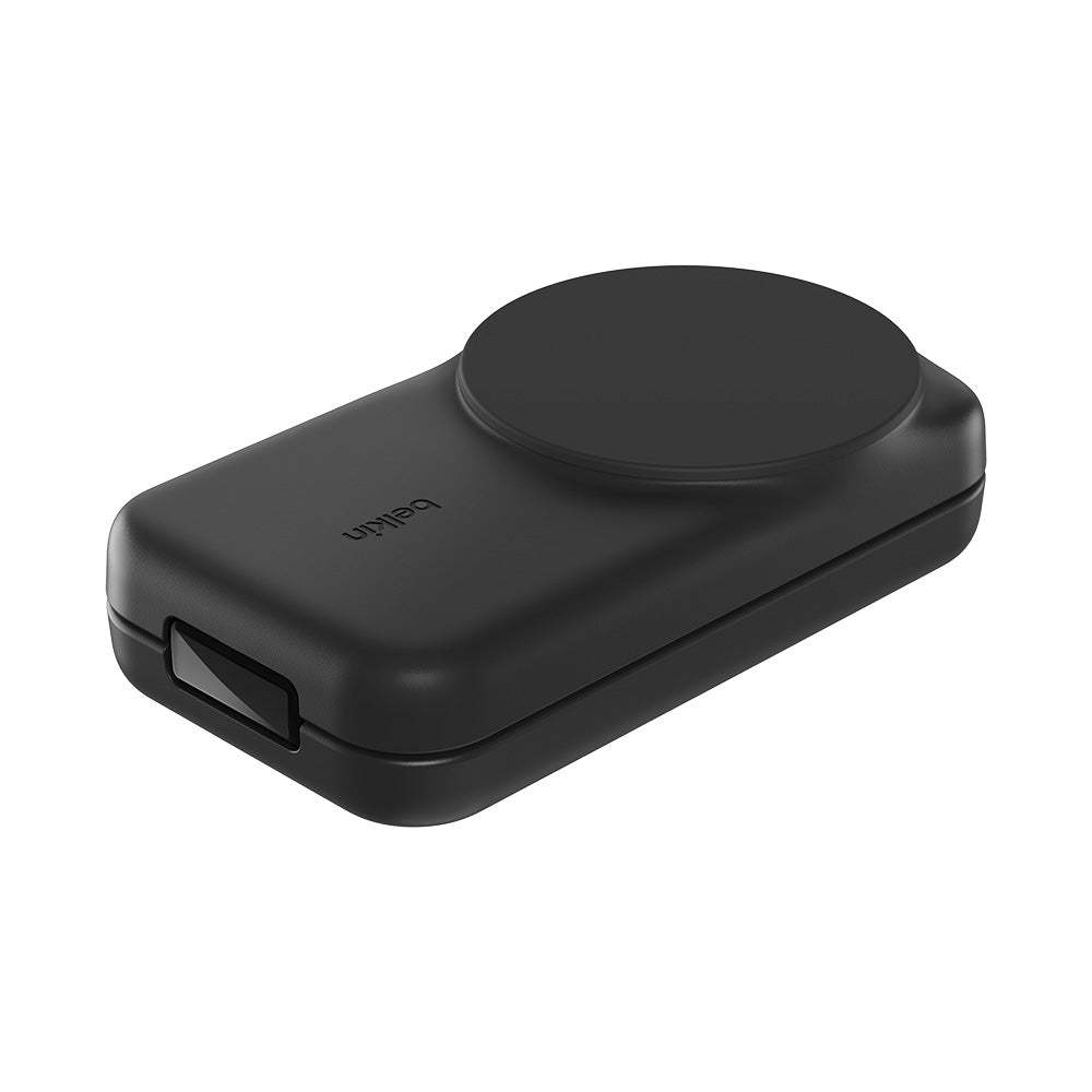 Belkin WIZ036myBK UltraCharge 3-in-1 Foldable Magnetic Charger with Qi2 25W (Square Form) - Black