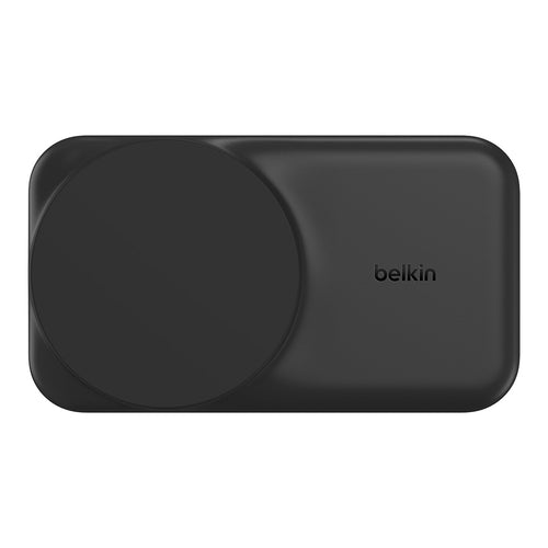 Belkin WIZ036myBK UltraCharge 3-in-1 Foldable Magnetic Charger with Qi2 25W (Square Form) - Black