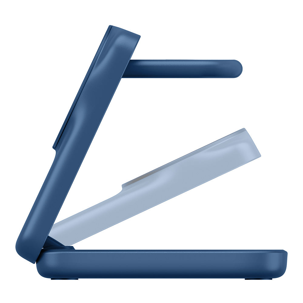 Belkin WIZ036myBL UltraCharge 3-in-1 Foldable Magnetic Charger with Qi2 25W (Square Form) - Blue