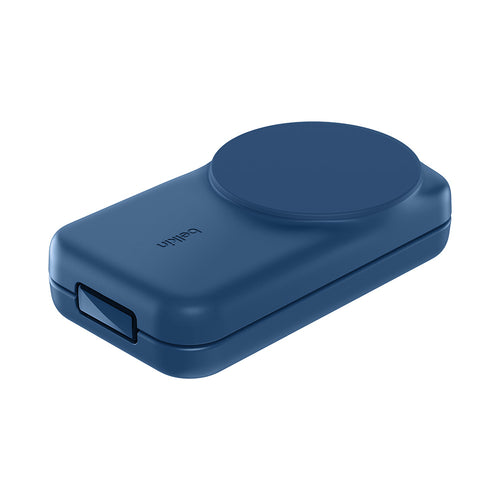 Belkin WIZ036myBL UltraCharge 3-in-1 Foldable Magnetic Charger with Qi2 25W (Square Form) - Blue
