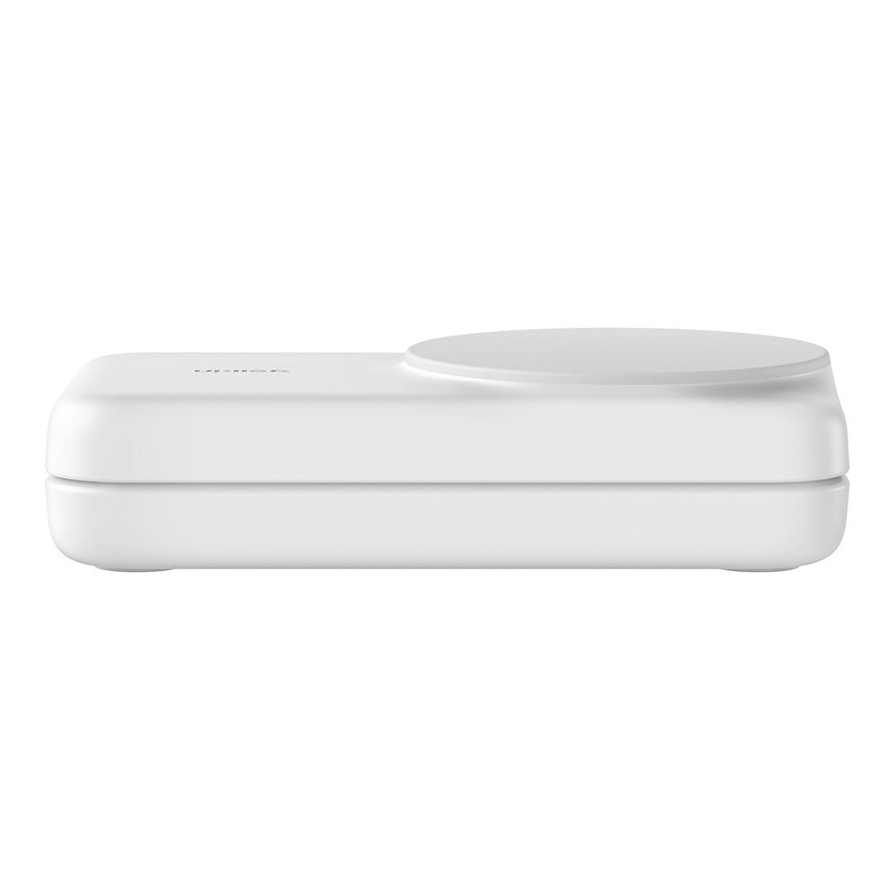Belkin WIZ036myWH UltraCharge 3-in-1 Foldable Magnetic Charger with Qi2 25W (Square Form) - White
